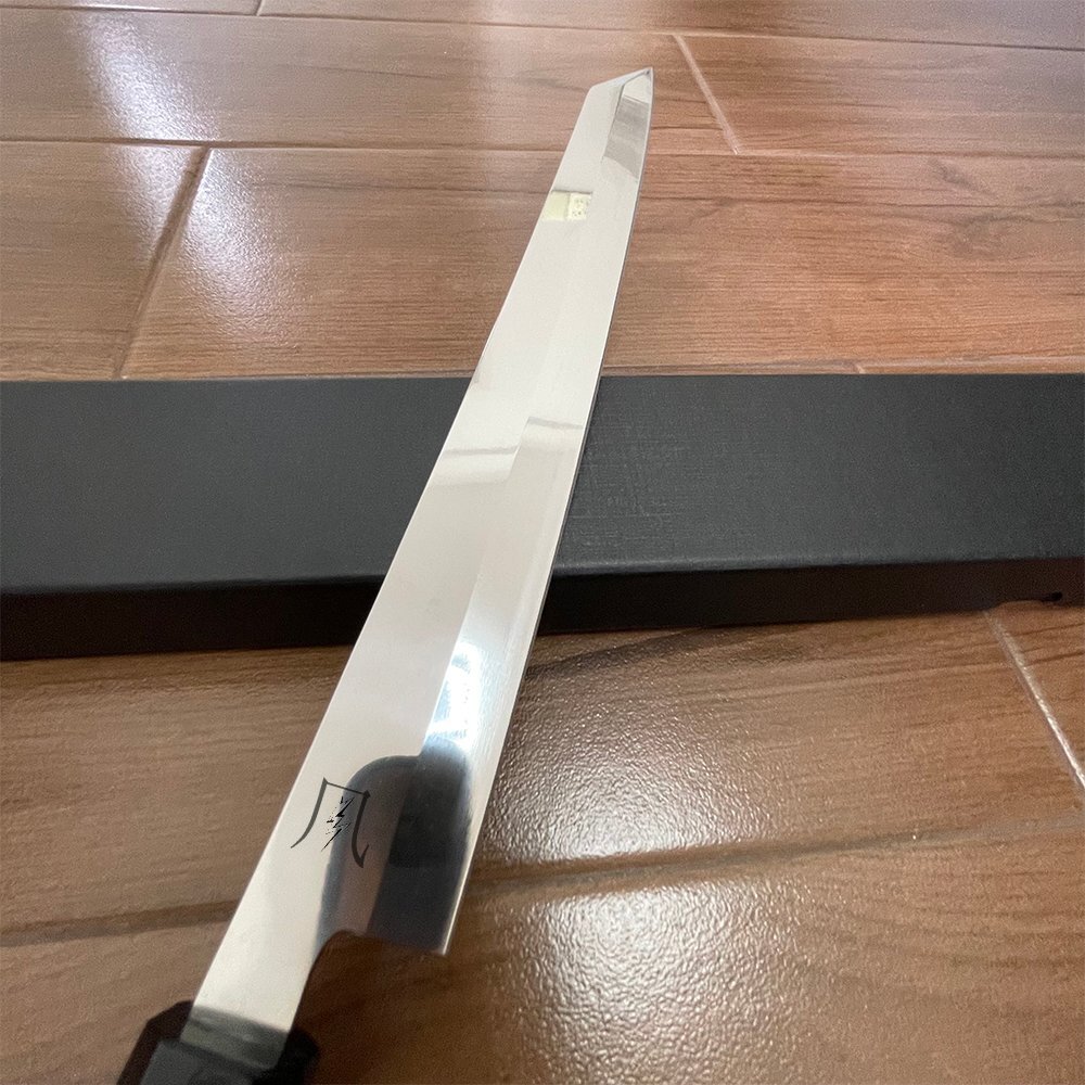 風刃 切付包丁 9寸 V金10号 刺身包丁 和包丁牛刀 黒檀黒水牛角 風刃 切付包丁 9寸 V金10号 刺身包丁 和包丁牛刀 黒檀黒水牛角