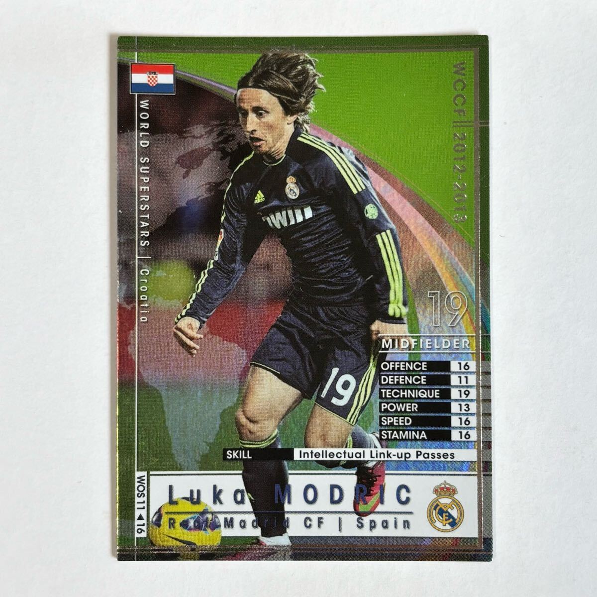 ?Panini WCCF 2012-2013 WOS ルカ?モドリッチ Luka Modric Real Madrid ?四點(diǎn)落札で普通郵便送料無料?
