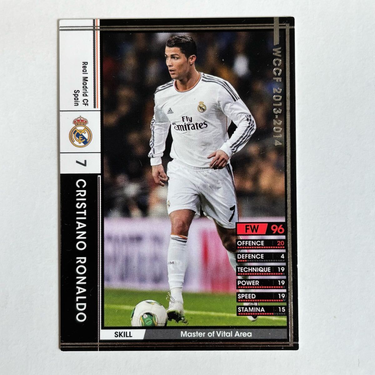 ?Panini WCCF 2013-2014 黒 クリスティアーノ?ロナウド Cristiano Ronaldo Real Madrid ?四點落札で普通郵便送料無料?