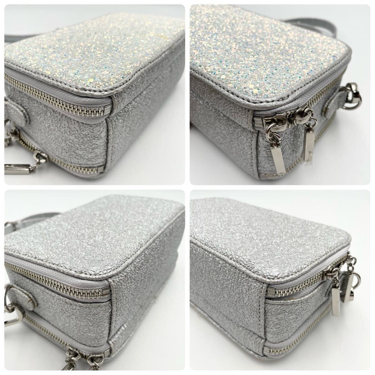 未使用級 DIANA ダイアナ グリッター カメラバッグ ショルダーバッグ 未使用級 DIANA ダイアナ グリッター カメラバッグ ショルダー