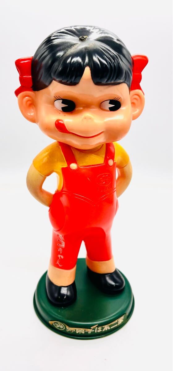 中古品 不二家 【ペコちゃん】 不二家ミルキー 首振り人形 昭和 中古品 不二家 【ペコちゃん】 不二家ミルキー 首振り人形 昭和