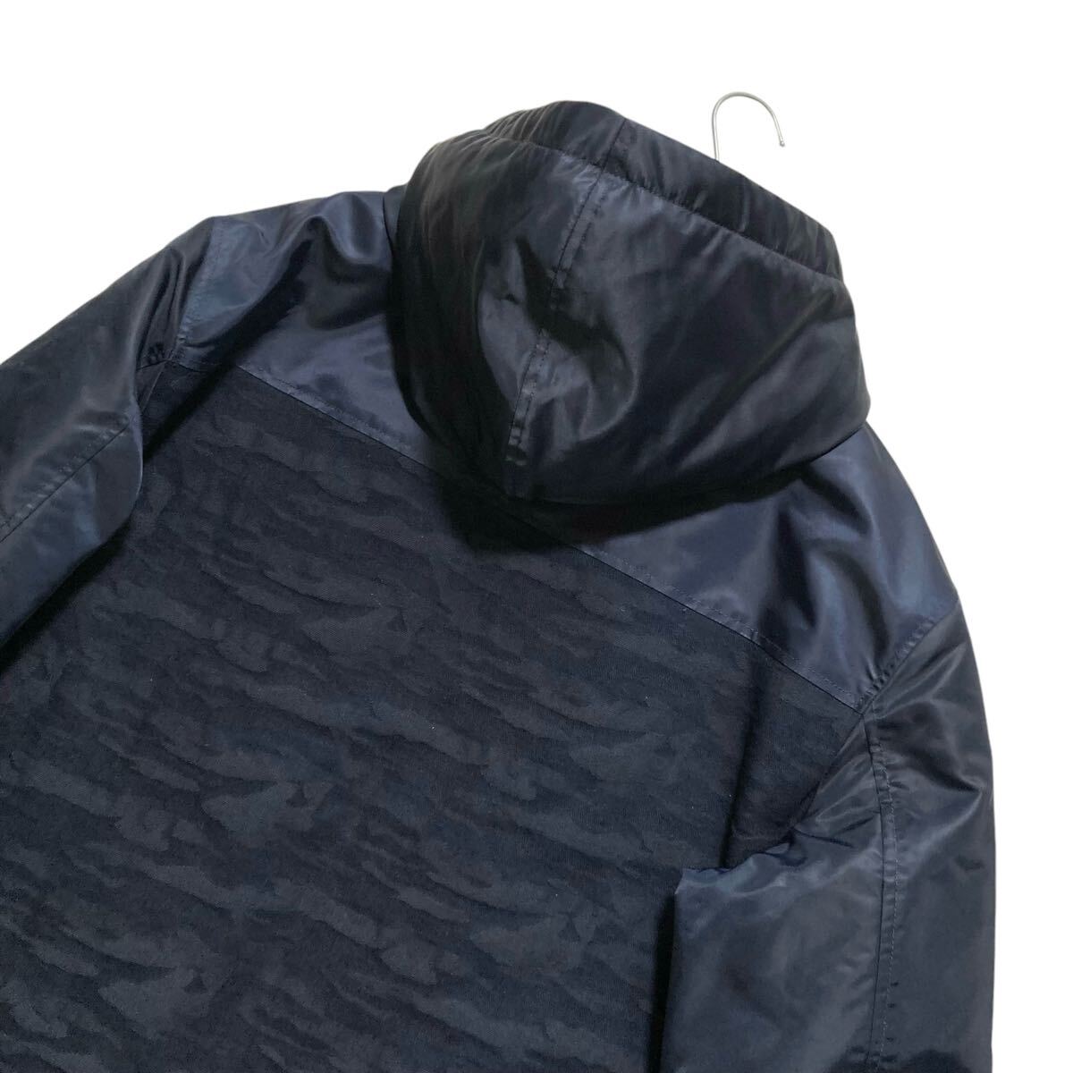 未使用/XL相当 ARMANI EXCHANGE デニム 切替 中綿 ジャケット 未使用/XL相当 ARMANI EXCHANGE デニム 切替 中綿 ジャケット