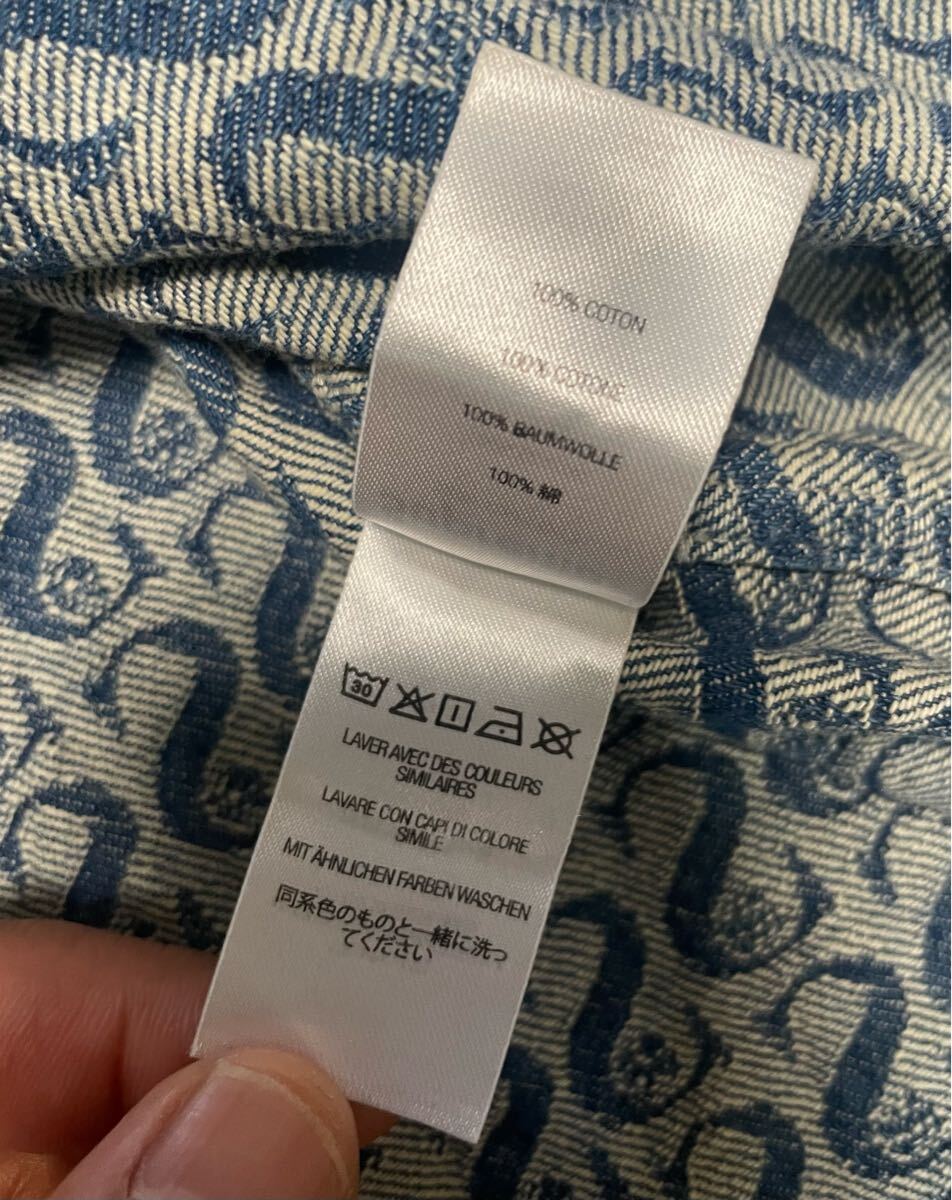 USED 中古品 Supreme Monogram Denim Shirts モノグラムデニム USED 中古品 Supreme Monogram Denim Shirts モノグラムデニム