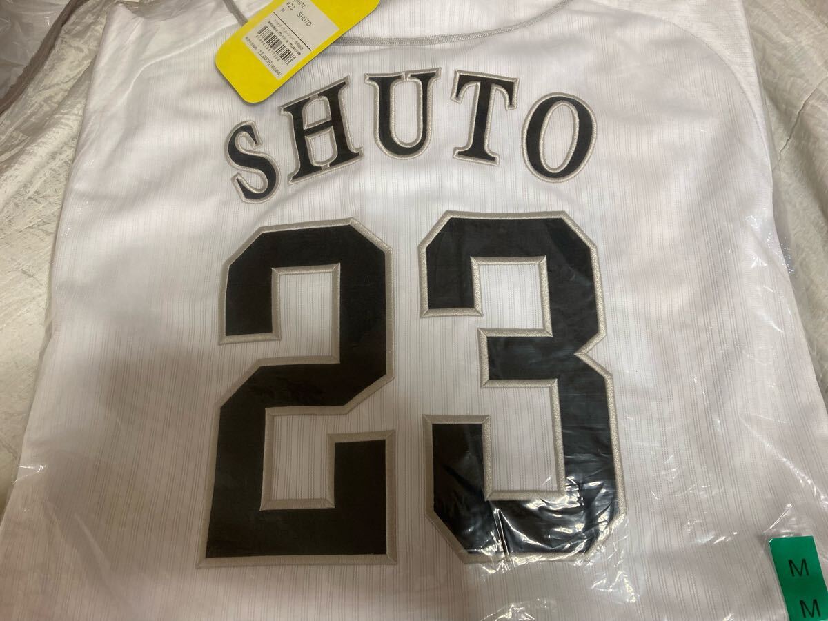 福岡ソフトバンクホークス レプリカユニフォーム 周東 23番 Mサイズ