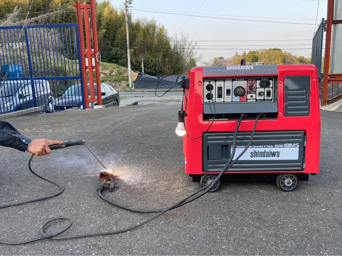 新ダイワ shindaiwa 防音型エンジン発電機兼用溶接機 ウェルダー 新ダイワ shindaiwa 防音型エンジン発電機兼用溶接機 ウェルダー