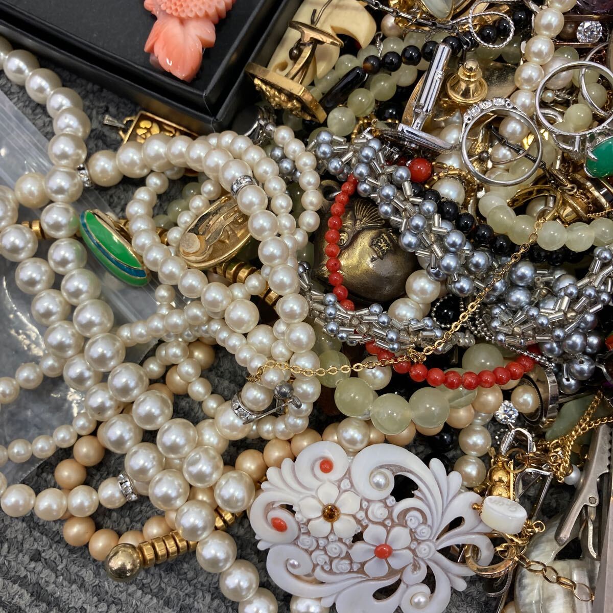 1円スタート】 アクセサリーまとめ ネックレス イヤリング 1円スタート】 アクセサリーまとめ ネックレス イヤリング