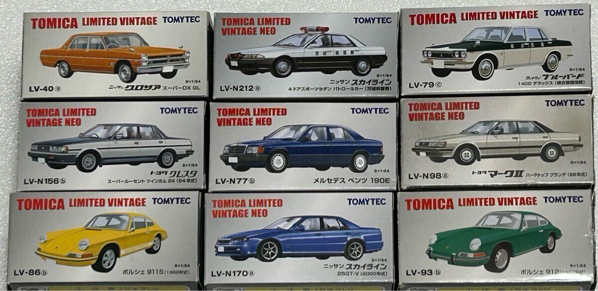 絶版レア トミカリミテッド 9台まとめ売り Yahoo!オークション - TLV トミカリミテッドヴィンテージネオ 9