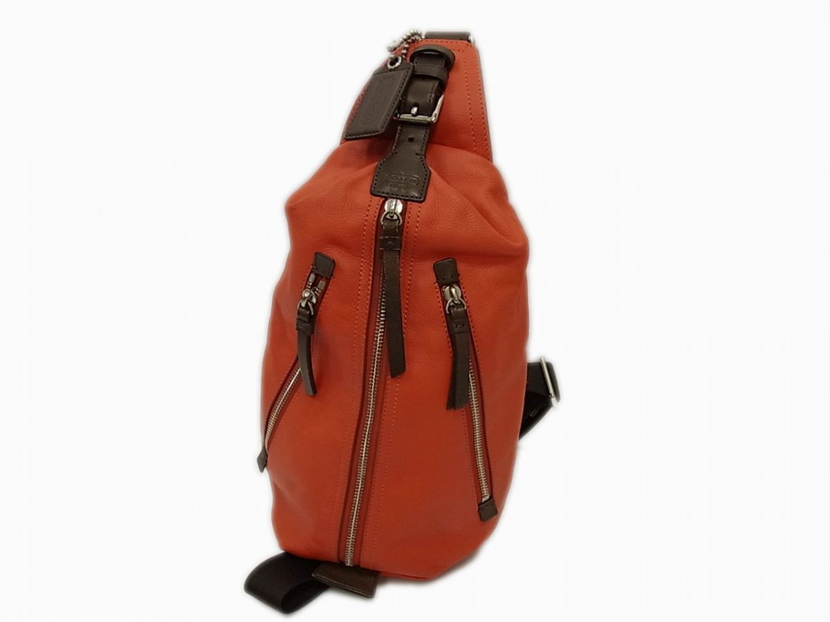 メンズ◇COACH 70360 トンプソン レザー スリングパック クロス メンズ◇COACH 70360 トンプソン レザー スリングパック クロス