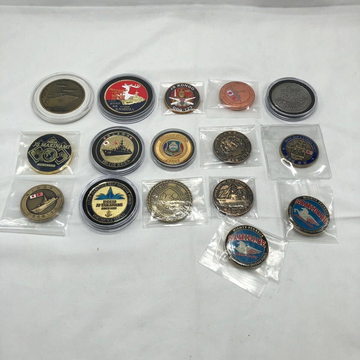 海上自衛隊 チャレンジコイン まとめて16枚 コレクション品 中古 海上自衛隊 チャレンジコイン まとめて16枚 コレクション品 中古