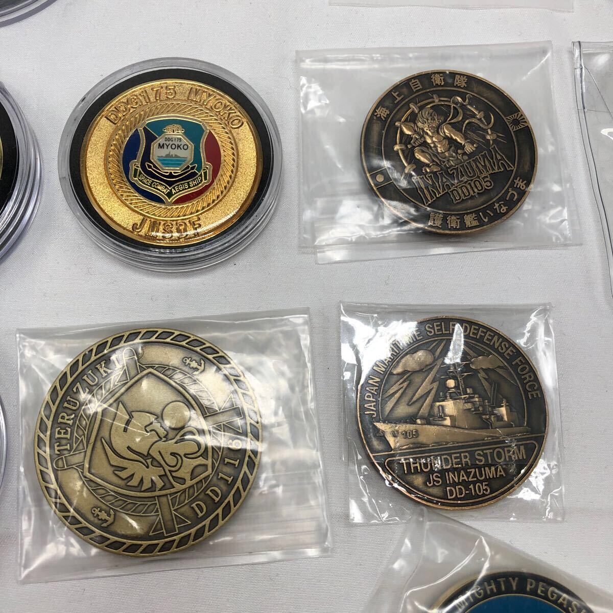 海上自衛隊 チャレンジコイン まとめて16枚 コレクション品 中古 海上自衛隊 チャレンジコイン まとめて16枚 コレクション品 中古