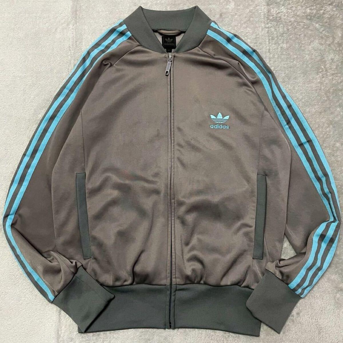 美品!Lサイズ☆adidas アディダス トラックジャケットジャージ 美品!Lサイズ☆adidas アディダス トラックジャケットジャージ