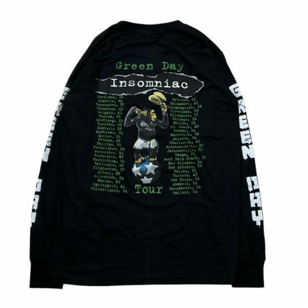 新品 ロングTシャツ GREEN DAY グリーンデイ バンドTロックT L 新品 ロングTシャツ GREEN DAY グリーンデイ バンドTロックT L