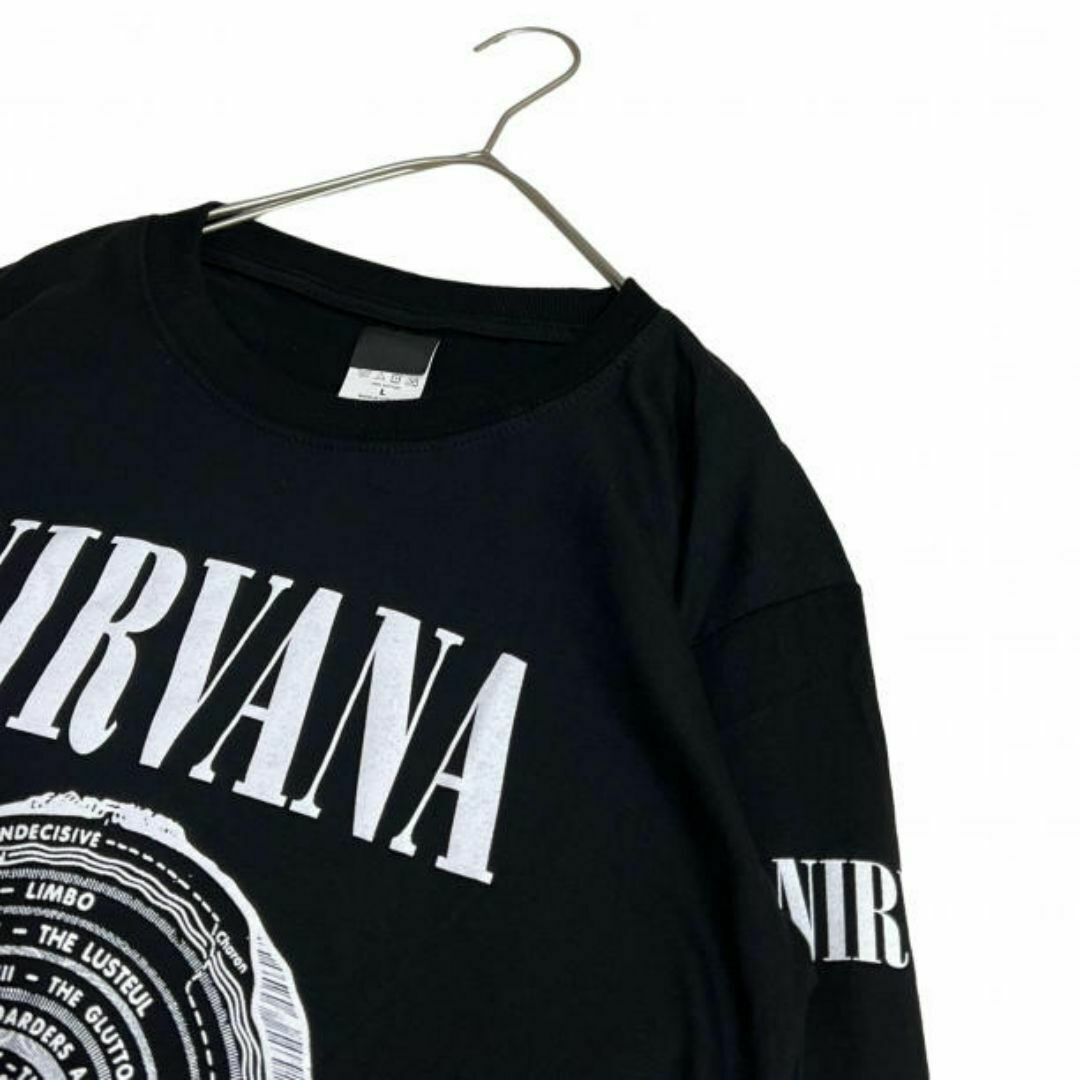 新品ニルヴァーナ ニルバーナ サークルロゴ ロングTシャツ ロンT 新品ニルヴァーナ ニルバーナ サークルロゴ ロングTシャツ ロンT