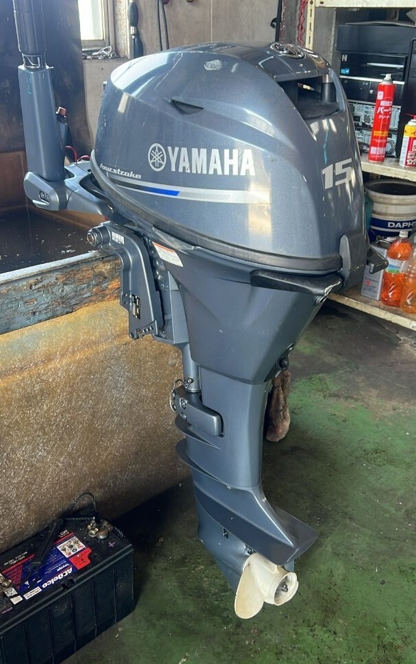 Yamaha F15CWH. 2012 ジャンク 船 船外機 エンジン 鳥取県境港市 Yamaha F15CWH. 2012 ジャンク 船 船外機 エンジン 鳥取県境港市