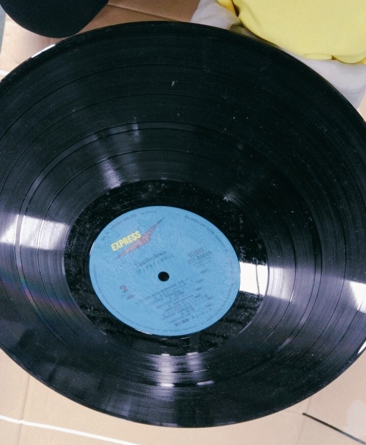 チューリップ Upside-down 動(dòng)作未確認(rèn) ジャンク レコード LP 帯付LP 帯付 