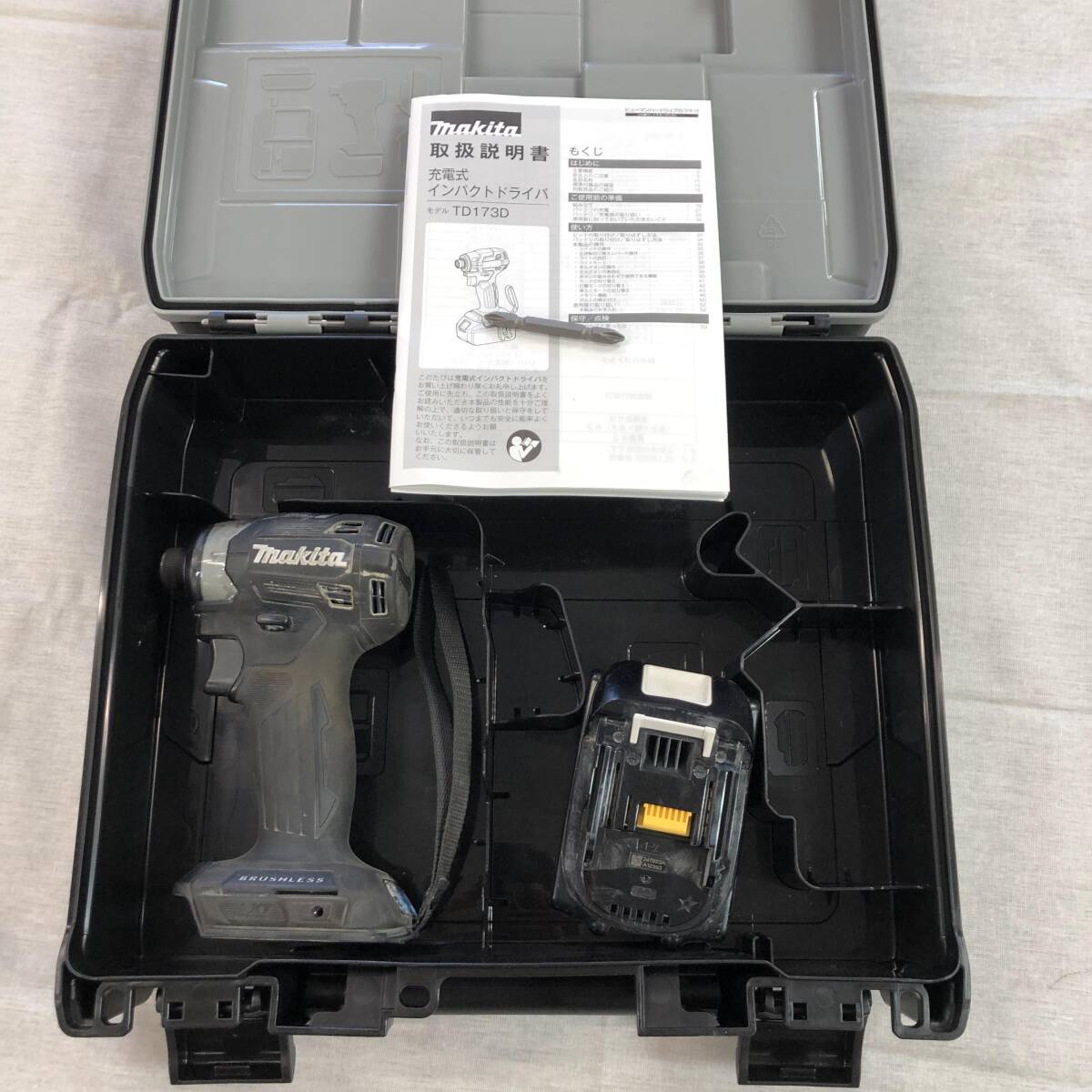 マキタ(Makita) 充電式インパクトドライバ18V 6Ah バッテリ1本 マキタ(Makita) 充電式インパクトドライバ18V 6Ah バッテリ1本