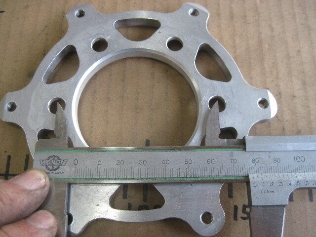 スズキ系レーサー マービックマグホイール他用 リヤディスクローターアルミアダプター　適応不明　検索 カンパ/GSXR/RG/RGB/油冷TT-F1