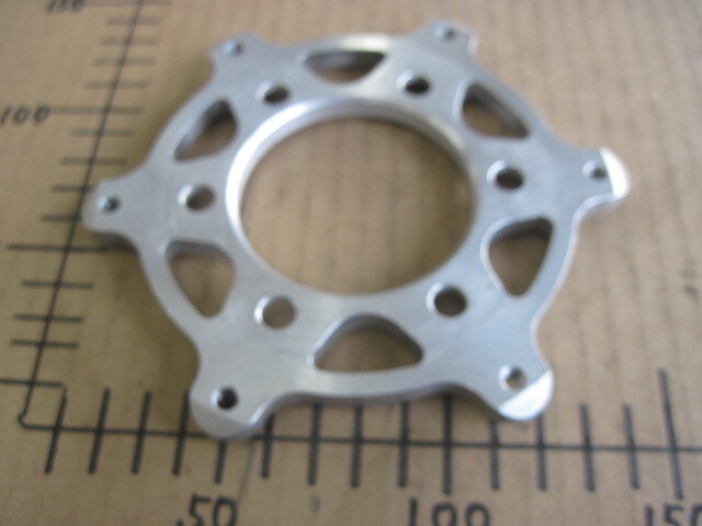 スズキ系レーサー マービックマグホイール他用 リヤディスクローターアルミアダプター　適応不明　検索 カンパ/GSXR/RG/RGB/油冷TT-F1