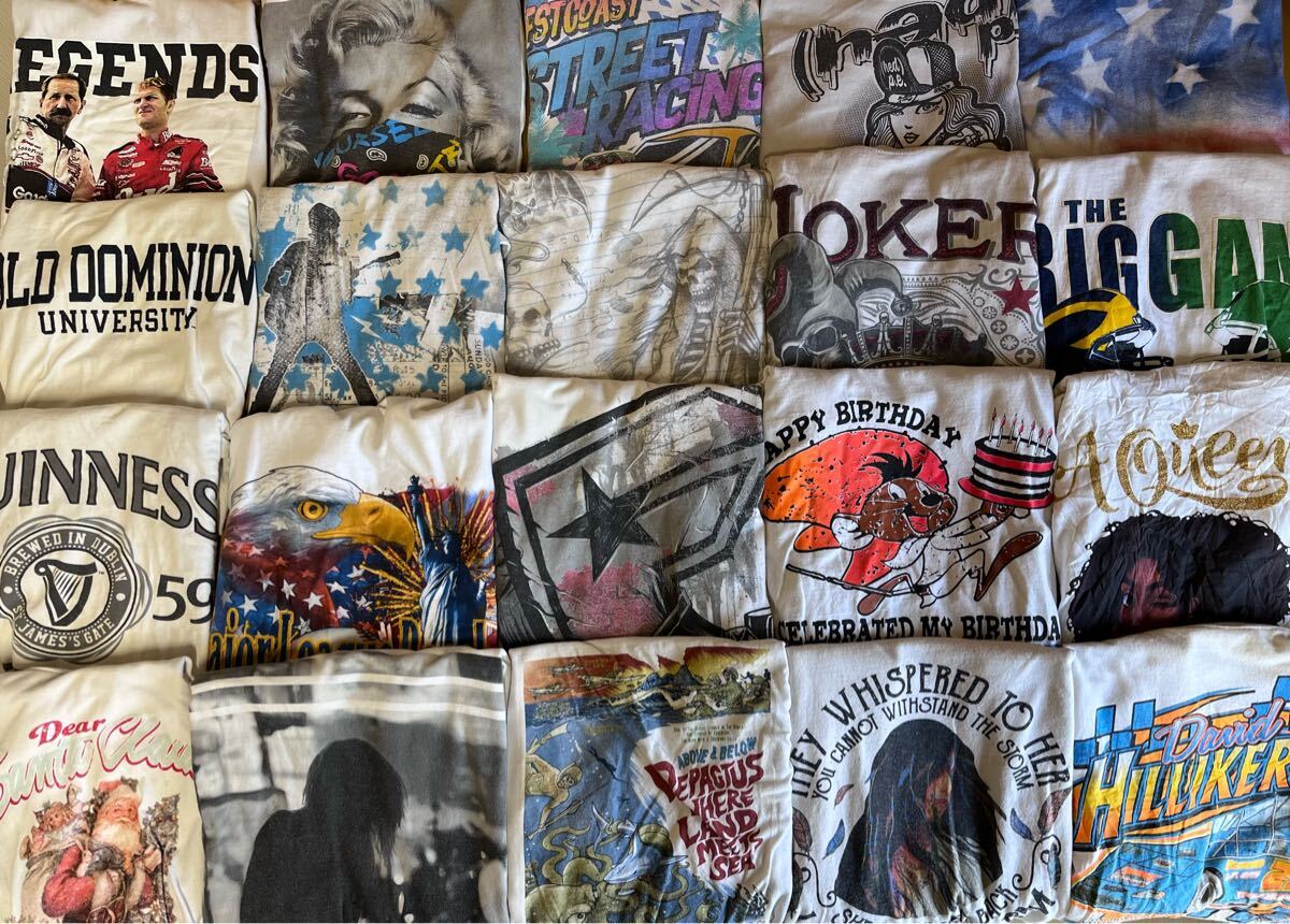 USA古着卸 ホワイト 半袖 Tシャツ MIX 20枚 セット まとめ売り 1 USA古着卸 ホワイト 半袖 Tシャツ MIX 20枚 セット まとめ売り 1