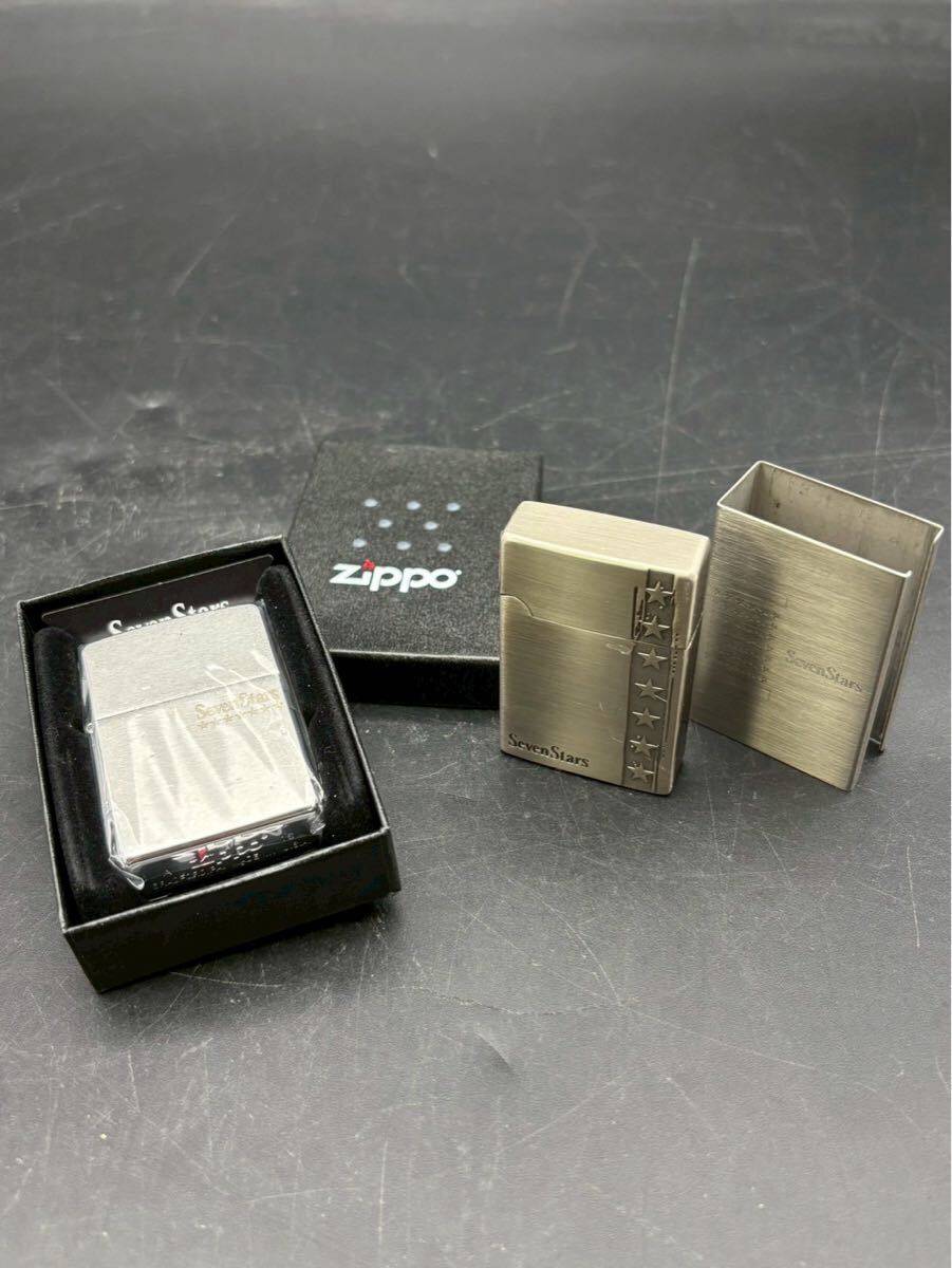杉本 4月 NO.109 ZIPPO ジッポー sevenstar セブンスター 2つ 杉本 4月 NO.109 ZIPPO ジッポー sevenstar セブンスター 2つ