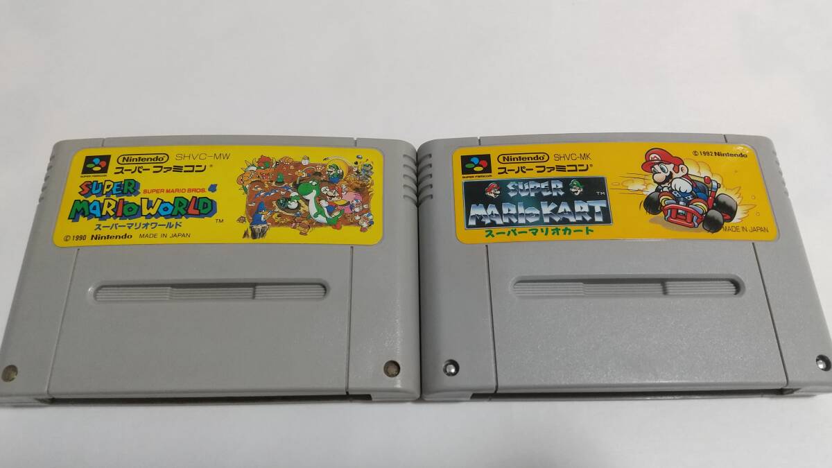 スーパーマリオワールド&カート。