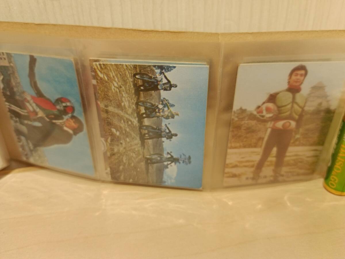 貴重・大量出品⑫】旧カルビー仮面ライダーカード アルバム付き