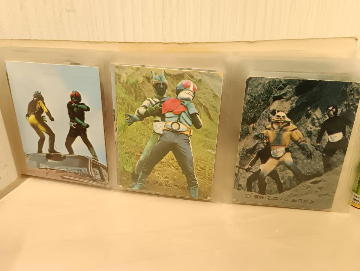 高い信頼 厚い信頼 貴重・大量出品⑤】旧カルビー仮面ライダーカード アルバム付き 仮面ライダー