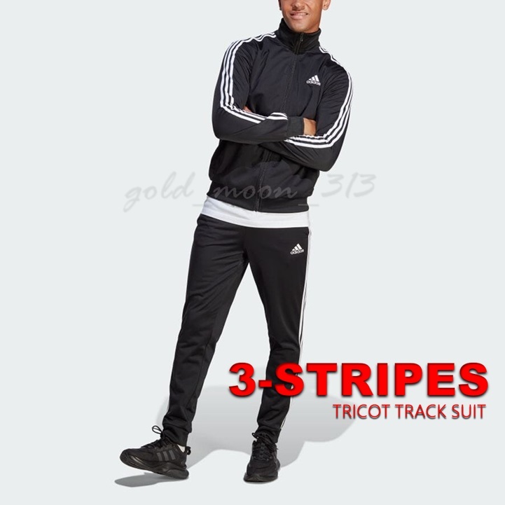 WEB限定カラー L MENS adidas 新品タグ付 トラックスーツ TRICOT 3-STRIPES アディダス