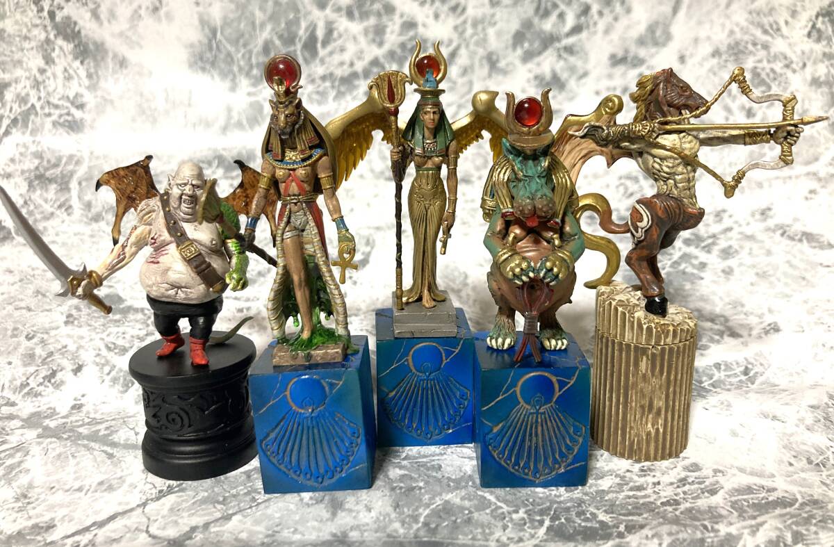 【彩色版５個セット】やのまん　デモンズクロニクル Ⅸ　イシス / トゥエリス / テフヌト ほか現状品　フィギュア_画像1