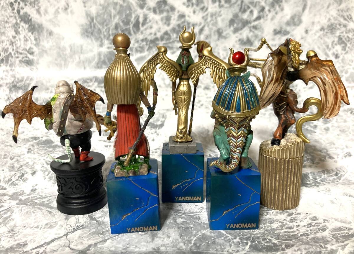 【彩色版５個セット】やのまん　デモンズクロニクル Ⅸ　イシス / トゥエリス / テフヌト ほか現状品　フィギュア_画像2