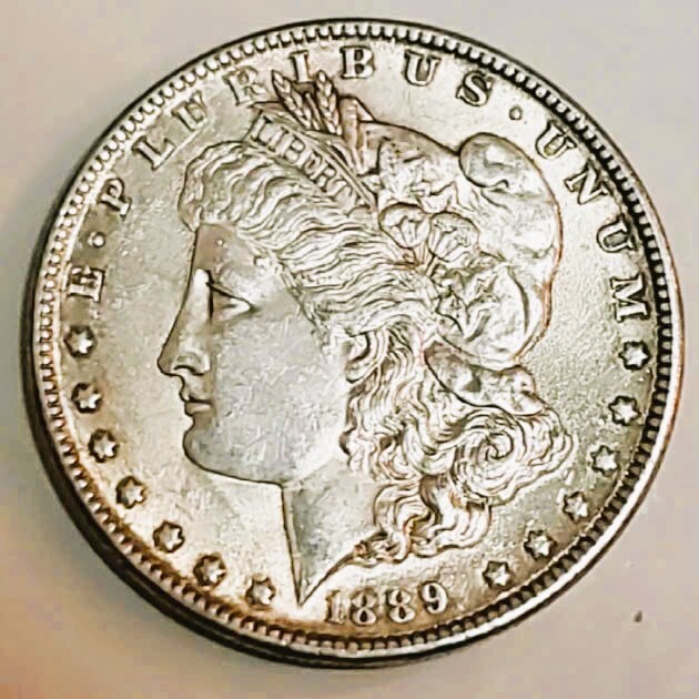 1889 アメリカ合衆国 1ドル銀貨 モルガン ダラー Morgan US one 1889 アメリカ合衆国 1ドル銀貨 モルガン ダラー Morgan US one