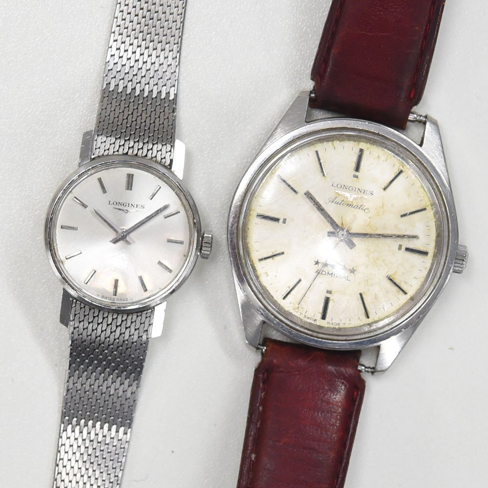 1円 可動品 腕時計 2本 ロンジン 機械式 自動巻 手巻き メンズ 1円 可動品 腕時計 2本 ロンジン 機械式 自動巻 手巻き メンズ