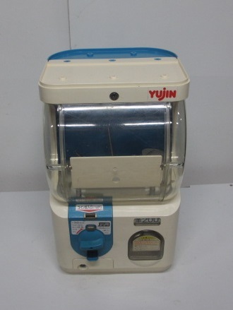 ガチャガチャ本体 レトロ YUJIN スリムボーイ 動作品 鍵・取説 ガチャガチャ本体 レトロ YUJIN スリムボーイ 動作品 鍵・取説