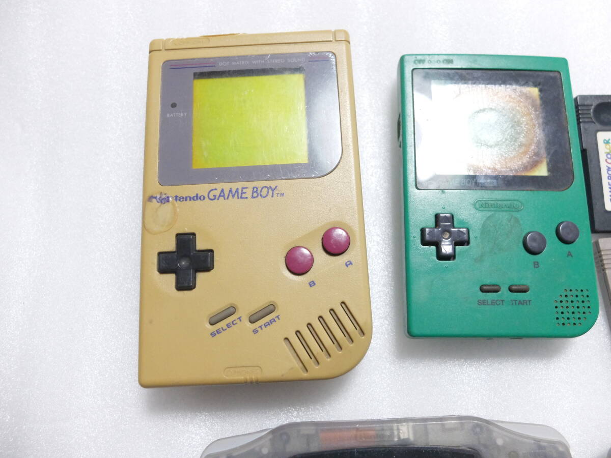 ゲームボーイ・ポケット・アドバンスなど ゲーム機 本体4台+ ゲームボーイ・ポケット・アドバンスなど ゲーム機 本体4台+