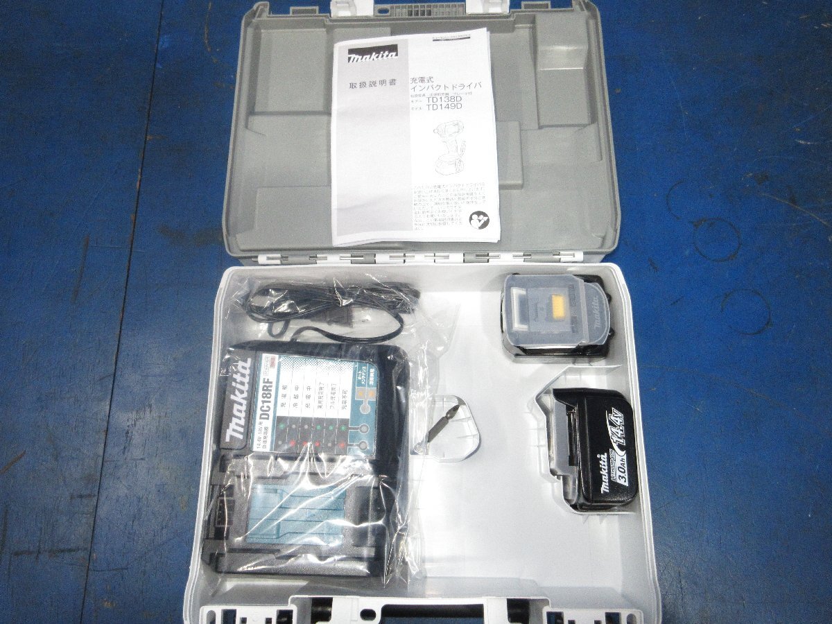未使用品 makita マキタ TD138D TD149D 充電器 DC18RF 未使用品 makita マキタ TD138D TD149D 充電器 DC18RF