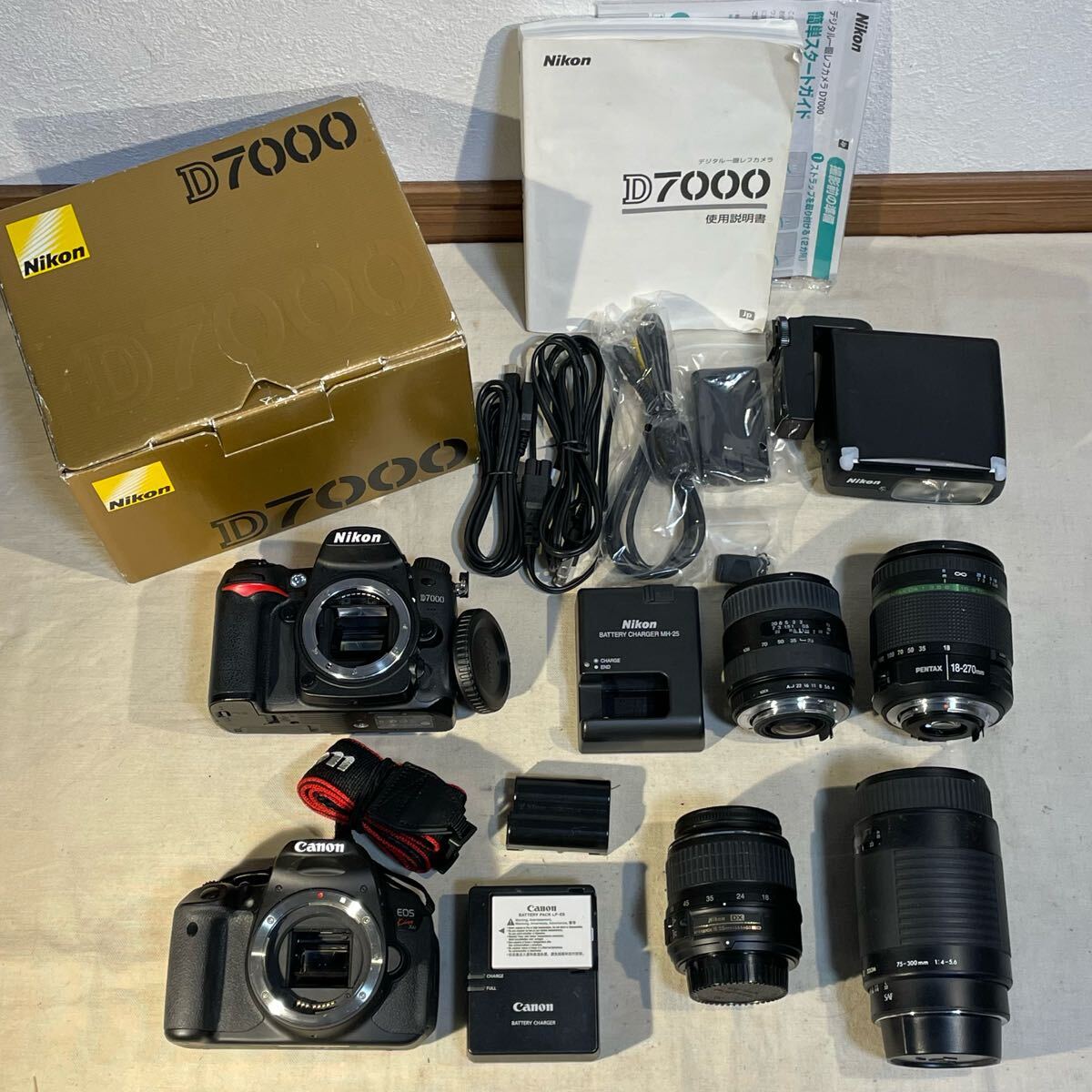 デジタル一眼レフカメラ Nikon D7000 / Canon EOS Kiss X6i /18 デジタル一眼レフカメラ Nikon D7000 / Canon EOS Kiss X6i /18