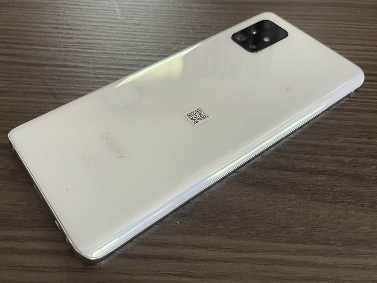 KDDI Galaxy A51 5G SCG07 プリズム ブリックス ホワイト SIM KDDI Galaxy A51 5G SCG07 プリズム ブリックス ホワイト SIM