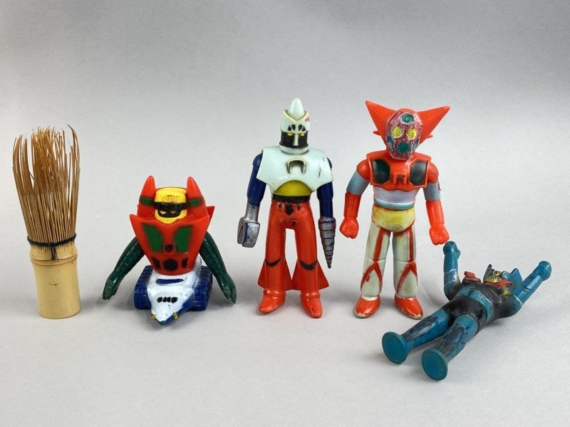 i1315 当時物 ポピー ゲッターロボ マジンガーZ ソフビ まとめて i1315 当時物 ポピー ゲッターロボ マジンガーZ ソフビ まとめて