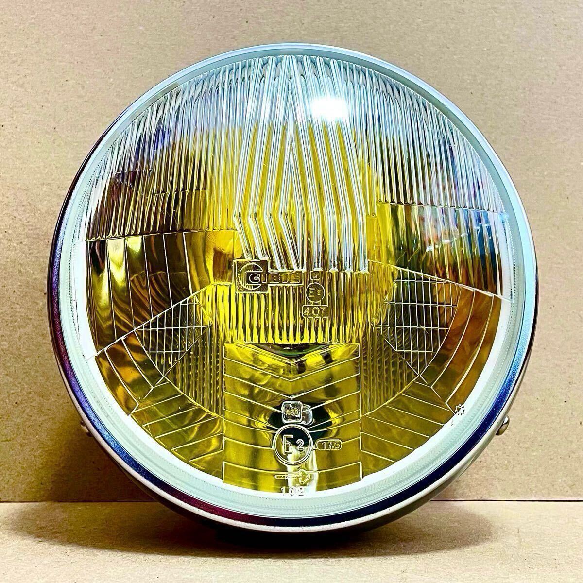 当時物 シビエ moto180φ CIBIE ヘッドライト/ 750RS Z2 Z1 SS 当時物 シビエ moto180φ CIBIE ヘッドライト/ 750RS Z2 Z1 SS
