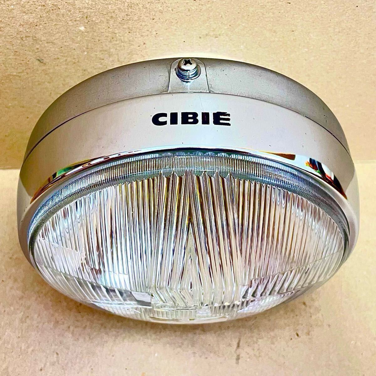 当時物 シビエ moto180φ CIBIE ヘッドライト/ 750RS Z2 Z1 SS 当時物 シビエ moto180φ CIBIE ヘッドライト/ 750RS Z2 Z1 SS