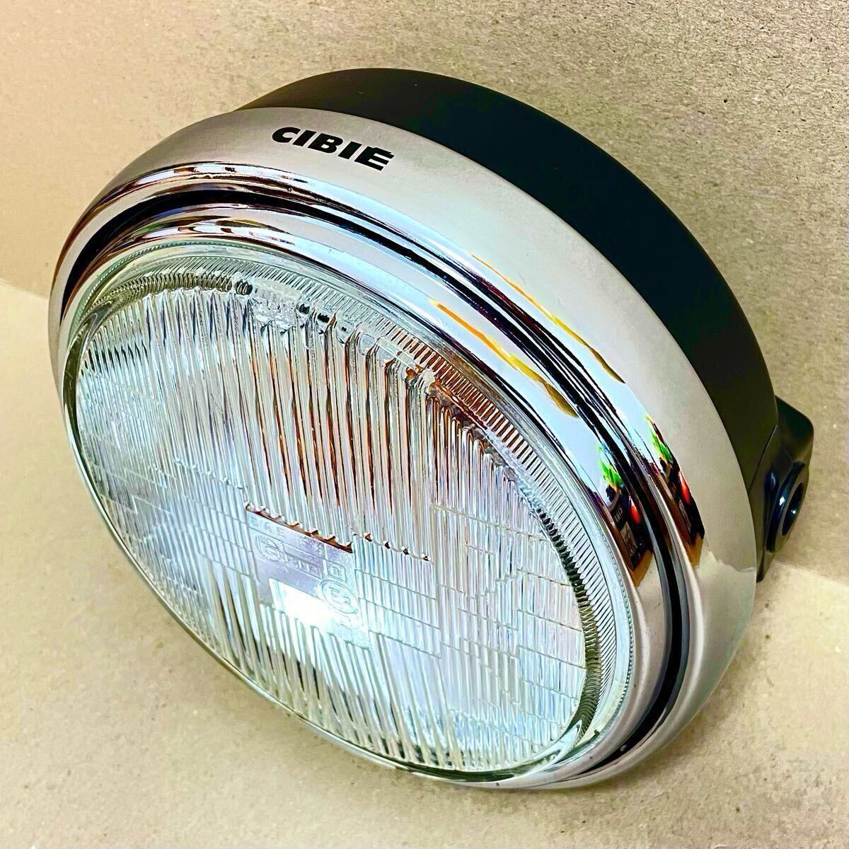 当時物 シビエ CIBIE ヘッドライト/ 750RS Z2 Z1 Z400FX 当時物 シビエ CIBIE ヘッドライト/ 750RS Z2 Z1 Z400FX