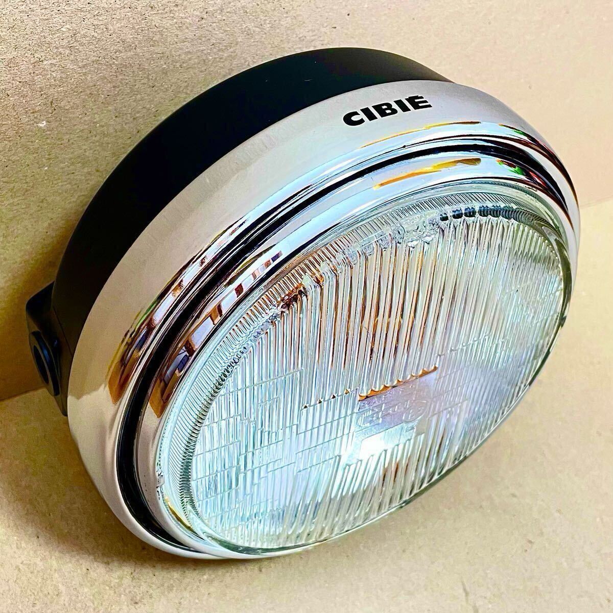 当時物 シビエ CIBIE ヘッドライト/ 750RS Z2 Z1 Z400FX 当時物 シビエ CIBIE ヘッドライト/ 750RS Z2 Z1 Z400FX