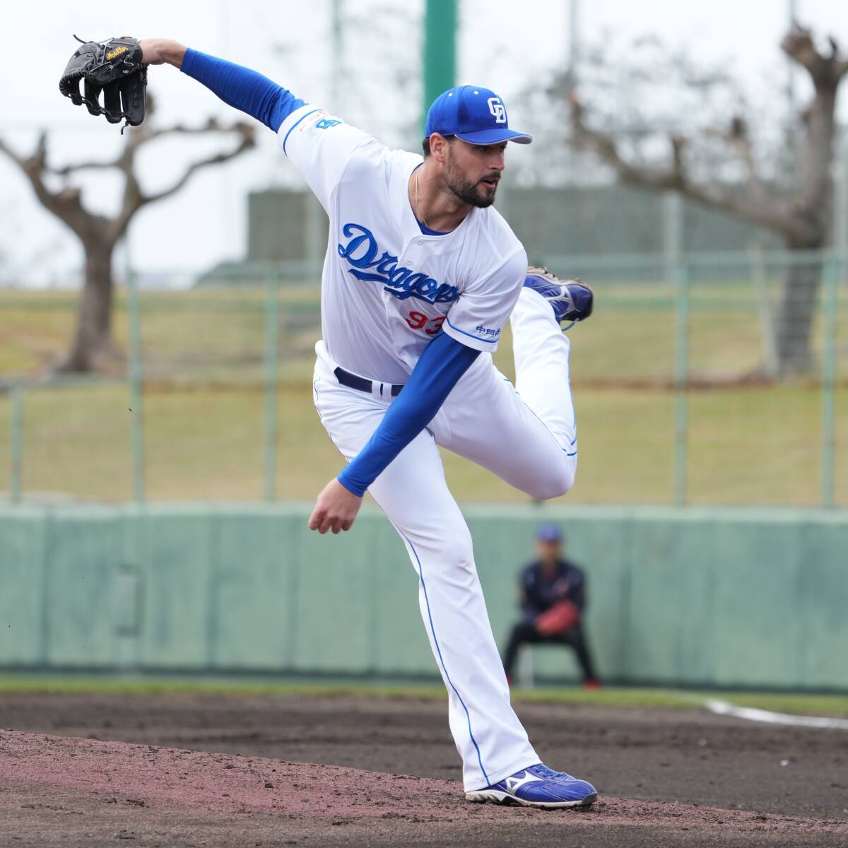 【野球振興チャリティー】中日ドラゴンズ  #93 カイル・マラー投手 直筆サインボール_画像3