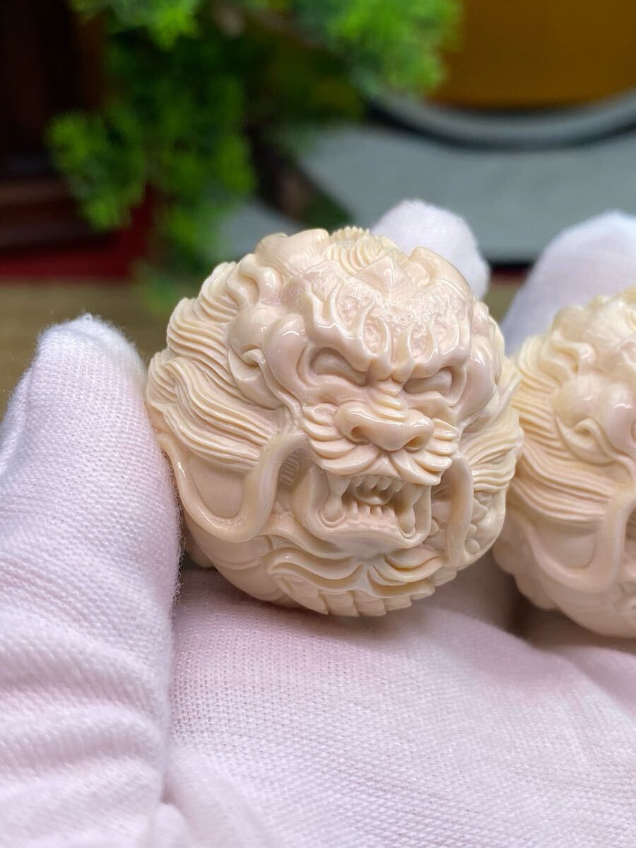 天然マンモス牙美しい手作り彫刻 龍行天下 保健球|Yahoo!フリマ 天然マンモス牙美しい手作り彫刻 龍行天下 保健球|Yahoo!フリマ