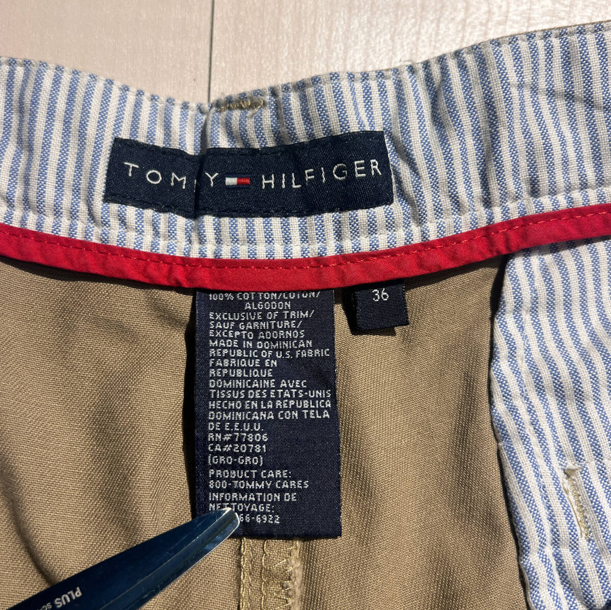 W36 / 00s TOMMY HILFIGER トミーヒルフィガー コットン チノ W36 / 00s TOMMY HILFIGER トミーヒルフィガー コットン チノ