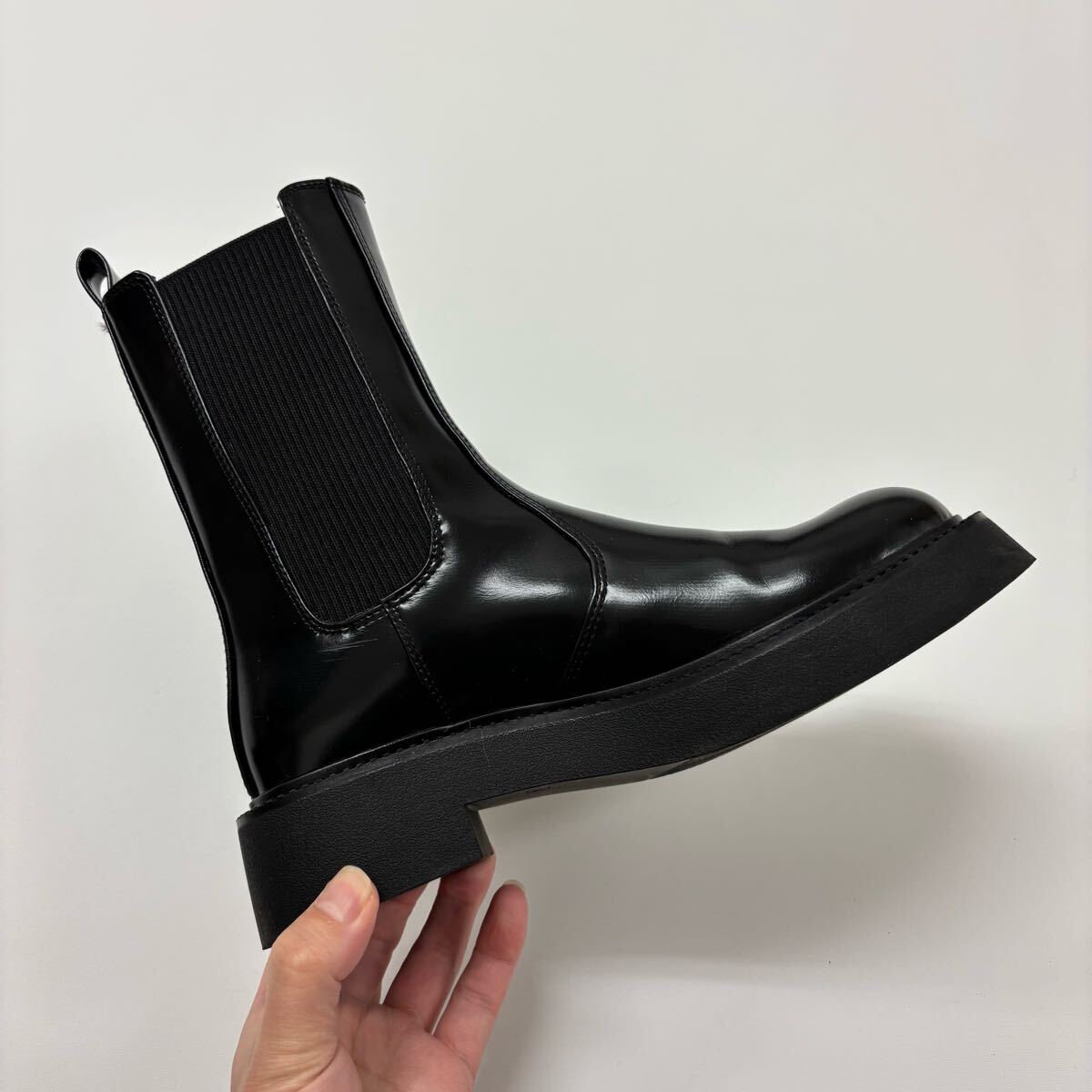 24aw 2024 ZARA ザラ チェルシー ショート ブーツ サイドゴア 24aw 2024 ZARA ザラ チェルシー ショート ブーツ サイドゴア