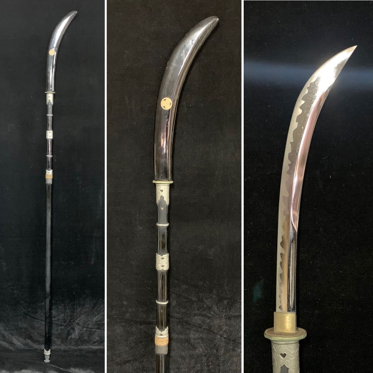 模造刀 薙刀 全長197㎝ 日本刀 武具 演舞 (Cc27h0416R0703094 模造刀 薙刀 全長197㎝ 日本刀 武具 演舞 (Cc27h0416R0703094