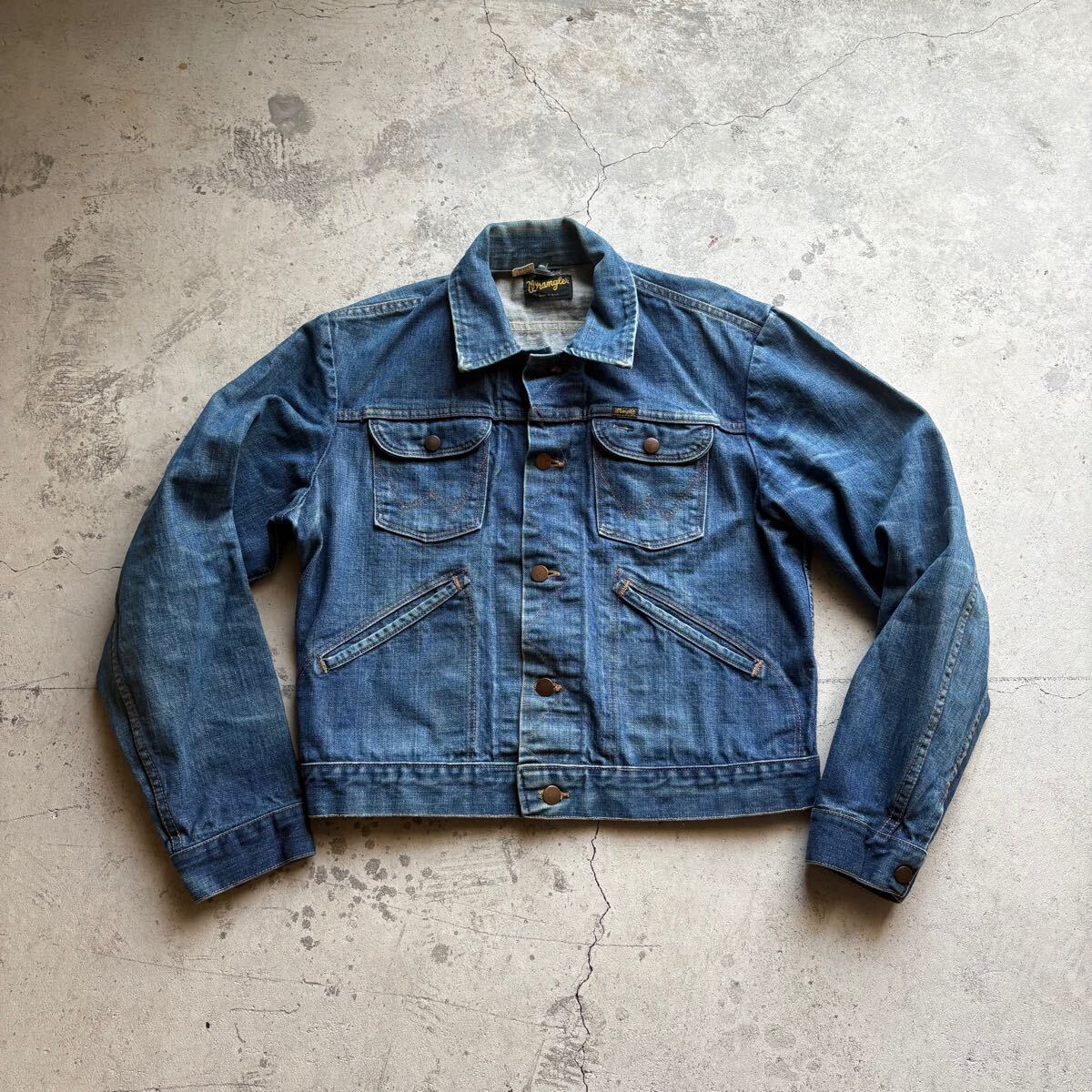 70s 80s ビンテージ Wrangler デニムジャケット USA製 70s 80s ビンテージ Wrangler デニムジャケット USA製