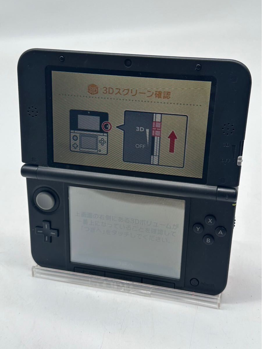 初期化済み ニンテンドー3DSLL 本体 シルバー/ブラック 任天堂