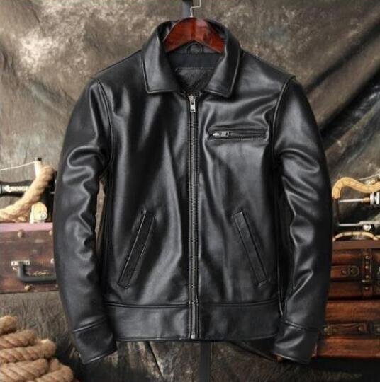 人気美品☆本革ライダースジャケット メンズファッション 牛革 人気美品☆本革ライダースジャケット メンズファッション 牛革